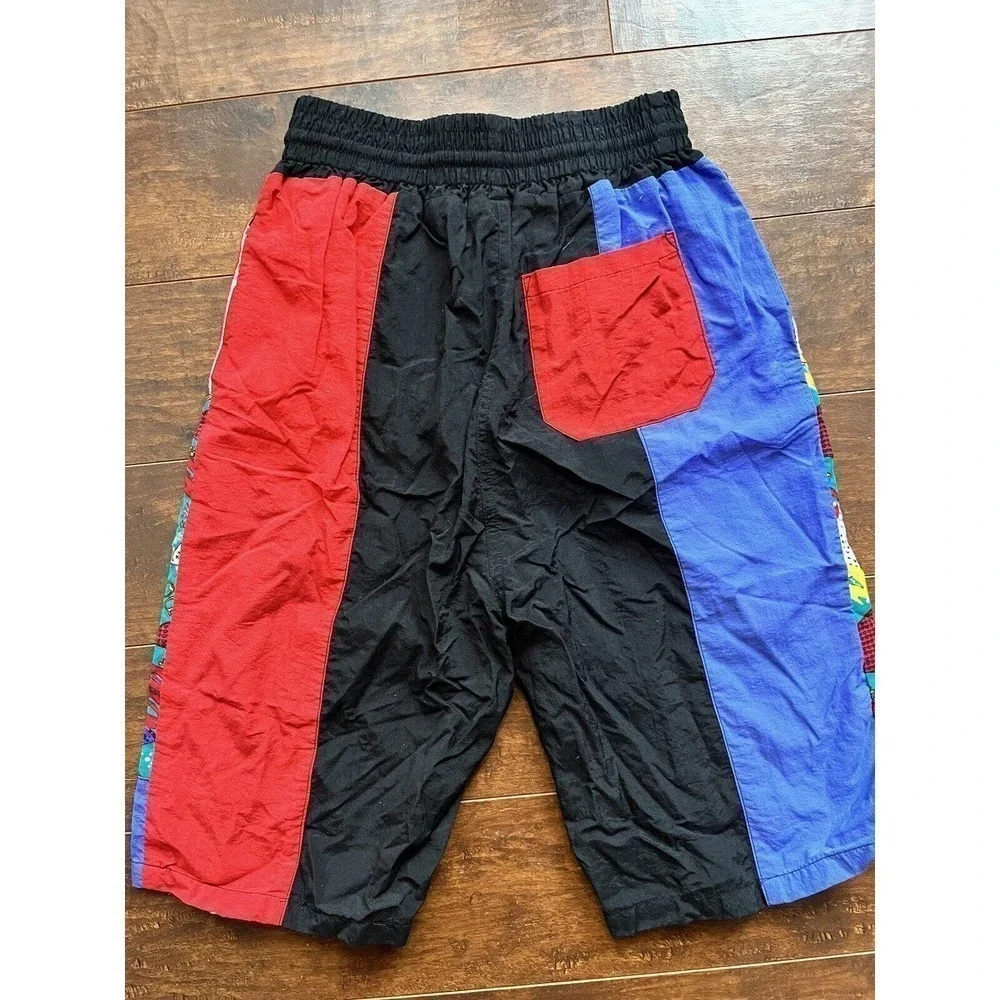 Y2K Vintage Colorful Kids Long Length Baggie Swin Trunks READ BELOW